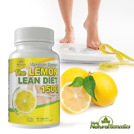 Totally Products The Lemon Lean Diet 1500mg with Apple Cider and Cayenne Pepper (30 Capsules) Pack of 1