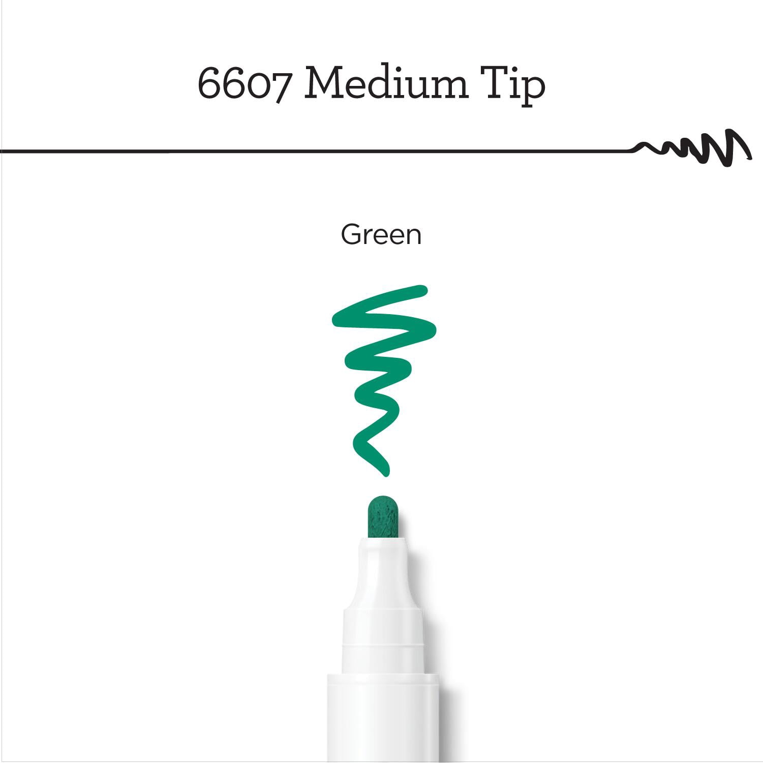 Apple Barrel Multi-Surface Medium Tip Paint Pen, Green, 1 Piece