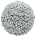 thumbnail image 3 of Light Bluish Gray 2×2 Tile ×500 Parts and Pieces Flat MOC Bricks, Bulk Building Blocks for Smooth Surface Wall Floor, Toy Accessories Compatible with Major Brands, 3 of 4