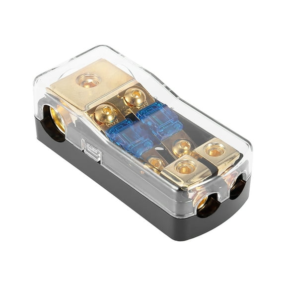 Vehicle 2 Way Fuse Holder Auto Fuse Distribution Block 60 Amp Fusible Support