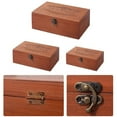 thumbnail image 4 of WinWay Retro Wooden Lock Treasure Chest Jewellery Sundries Storage Box Case organizer Ring Vintage Boxes Storage Container,S, 4 of 10