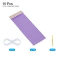 thumbnail image 3 of Uxcell 15Pcs Light Purple Tassel Garland Banner w Rope for Wedding Birthday Party Decoration, 3 of 6