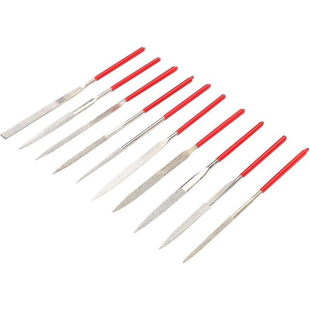 10 Uds limas de guitarra, práctico juego de herramientas de bricolaje herramienta de reparación de guitarra