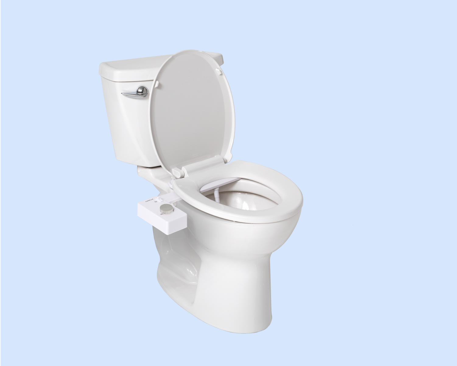 TUSHY CLASSIC 3.0 TOILET SEAT BIDET ATTACHMENT, PLATINUM KNOB WITH ADJUSTABLE ANGLE NOZZLE