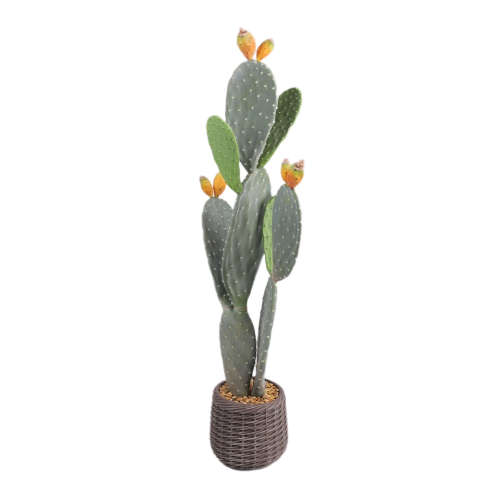 Artificial Cactus Potted Plant 42 Tall Fake Big Cactus Plants Faux Cacti Realistic Lifelike Saguaro for Indoor Outdoor Home Office Shop Garden Balcony Patio Entranceway Decoration