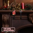 thumbnail image 5 of Percha para corona navideña para puerta de entrada: percha para corona sobre la puerta con patrón de Papá Noel, 5 of 5