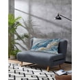 thumbnail image 3 of Blue Marble Pillow Covers King Size, Modern Contemporary Luxury Yellow Soft Bed Throw Pillowcases Breathable Cooling Long Lumbar Body Pillow Sham Cover for Bed Sofa 20''x40'', 3 of 7
