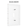 thumbnail image 2 of Fotbe Colorful maple leaf owl Print Duplex Receptacle Wall Plate, 1-Gang 5.0" x3.0" Wall Outlet Covers, Dual Outlet Faceplates Covers, Color-matched Screws Included-Style T, 2 of 6
