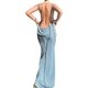 thumbnail image 3 of Vestido largo sexy con tirantes finos y espalda descubierta para mujer, vestido de fiesta ajustado con cordones, vestido Halter de noche para discoteca, 3 of 5
