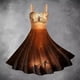 thumbnail image 1 of WILLBEST Vestidos con Curvas para Mujer Vestido de Mujer con Estampado sin Mangas con Tirantes En La Cintura y Falda con Vuelo con Personalidad E Grande​​, 1 of 3