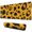 Yellow and Black, variant on Long Mouse Pads for Desk,Yellow and Brown Of Leopard Print Desk Mats on Top Of Desks, Desk Mouse Pad Extra Large with 3mm Non-Slip Base and Stitched Edge for Gaming,Office,Work,Home 31.5"x11.8"