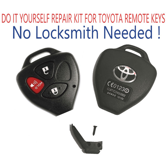 Toyota 4Runner 2010-2013 3 Button Remote Key Head Repair Kit Shell Case