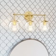 thumbnail image 4 of Design House Gracelyn Modern 3-Light Vanity Globe Light Fixtures, Satin Gold, 4 of 22