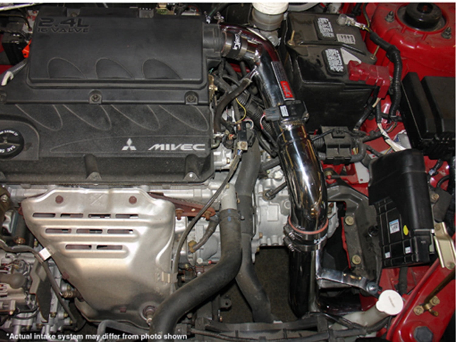 Injen 06-09 Eclipse 2.4L 4 Cyl. (Manual) Black Cold Air Intake Fits select: 2006-2012 MITSUBISHI ECLIPSE