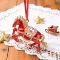 thumbnail image 4 of Dserfhy Horse Christmas Ornament Rhinestones Tree Decor Lucky Zodiac Animal Theme Festive Holiday Decoration, 4 of 8