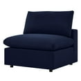 thumbnail image 4 of Modular Lounge Sectional Deep Sofa Chair Set, Sunbrella, Blue Navy, Fabric, Modern Contemporary, Outdoor Patio Balcony Cafe Bistro Garden Furniture Hotel Hospitality, 4 of 11
