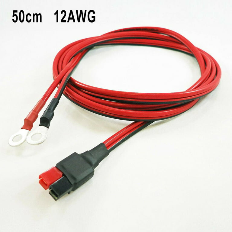 1Pcs Adapter Cable For Anderson Plug With 2*6Mm Ring Terminal Connectors