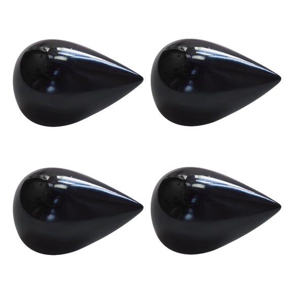 Naiovety Ganchos de gota de agua modernos, colgador de abrigos creativo montado en la pared, decoración de pared, construcción robusta, 4 Decoración del hogar negro S