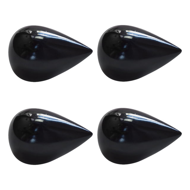 Bearachild 4 unids/set ganchos de decoración de pared modernos, resistentes y elegantes, para bolsos, sombreros y ropa, ahorrador de espacio Decoración del hogar negro S