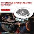 thumbnail image 2 of Kit de reparación de adaptador de varilla de nivel de aceite plateado negro para Ford F450 F550 7.3L Powerstroke, 2 of 9