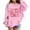 Pink, variant on MEZZALL Girls Boys Hoodie Long Sleeve Soft Sweatshirt Graphic Hoody Kids Cute Pullovers Tops Trendy Toddler Dailywear, Grey, 7-8 Years