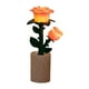 thumbnail image 3 of Lámpara de escritorio con forma de flor, funciona con pilas, bonita luz de noche, lámpara de mesita de noche, ambiente Rosa, 3 of 6