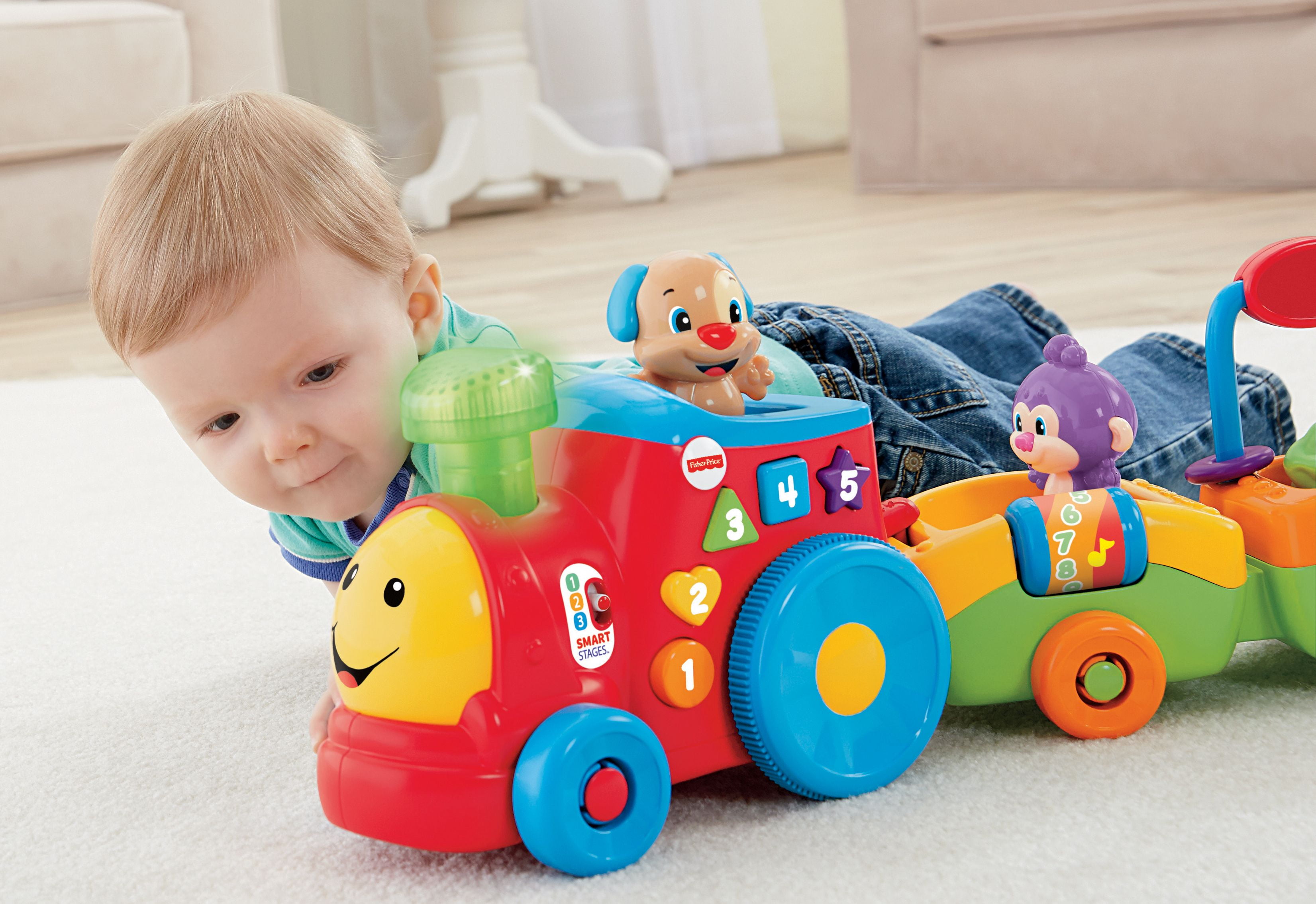 fisher price smart stages train not moving