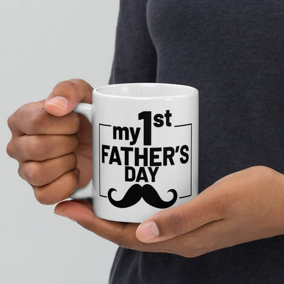 Gifts For Fathers Day, 1st Fathers Day Coffee Mug, First Time Dad Gifts Mug, New Dad Gifts Cup, Daddy Mug, Gifts For New Daddy, Father's Day Present.