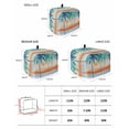 thumbnail image 2 of Boho Summer Beach Toaster Cover 4 Slice, Large Kitchen Appliance Covers, Abstract Tropical Palm Trees Burlap Toaster Oven Cover with Loop, Bread Machine Cover Polyester Dust Cover Protection, 2 of 4