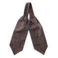 thumbnail image 3 of Retro Paisley Floral Jacquard Cravat Ascot Tie Formal Accessories For Men 05, 3 of 8