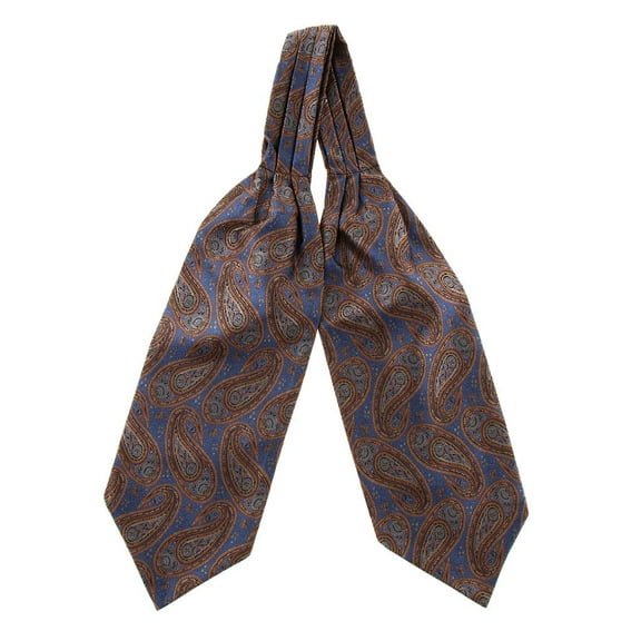 Corbata Ascot de Jacquard Paisley para hombres jinwen invierno accesorios