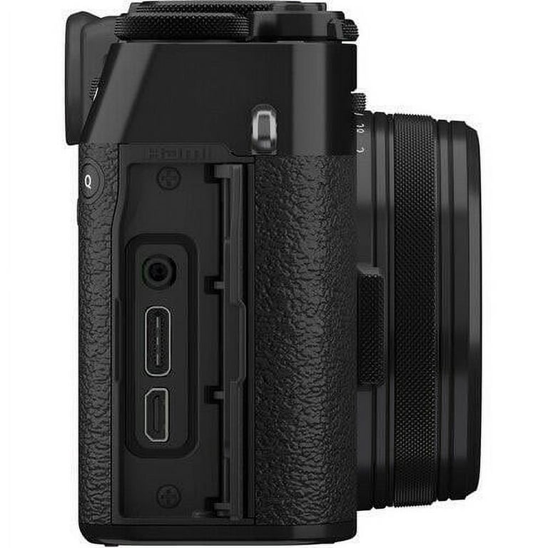 FUJIFILM X100VI Digital Camera (Black) 128GB Memory Card PKG