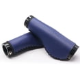 thumbnail image 3 of Bike Handlebar Grips Ergonomic Design Non-Slip PVC Microfiber Leather Hand-Sewn Double Lock-on Bicycle Handle Grips 22.2x130mm for Mountain Road MTB Bike, 3 of 9