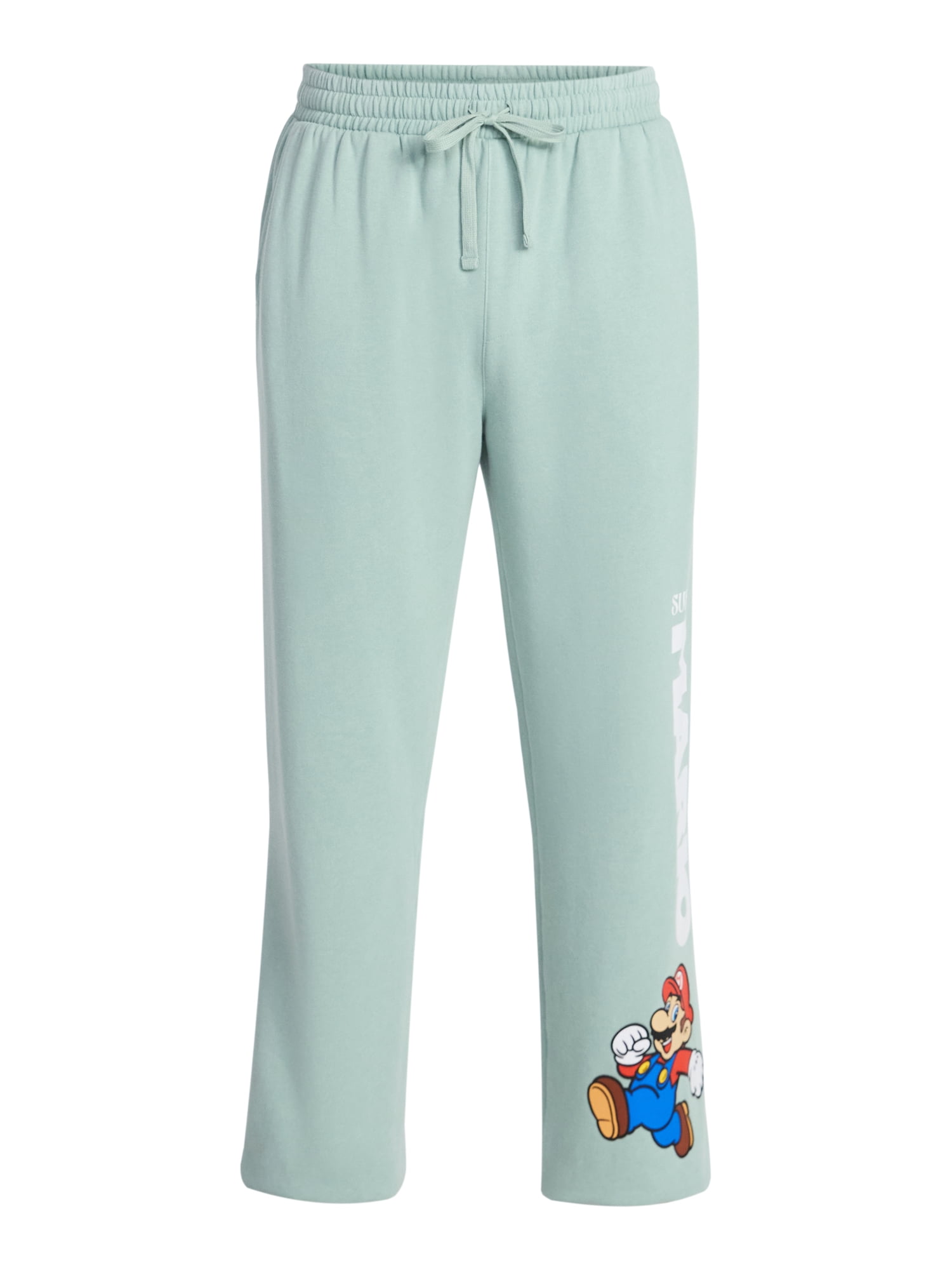 Super Mario Men's and Big Men's Graphic Fleece Jogger, Sizes XS-3XL