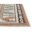 thumbnail image 6 of Sonoma Gypsy Rust Black Ivory Aqua Viscose Area Rug, 6 of 7