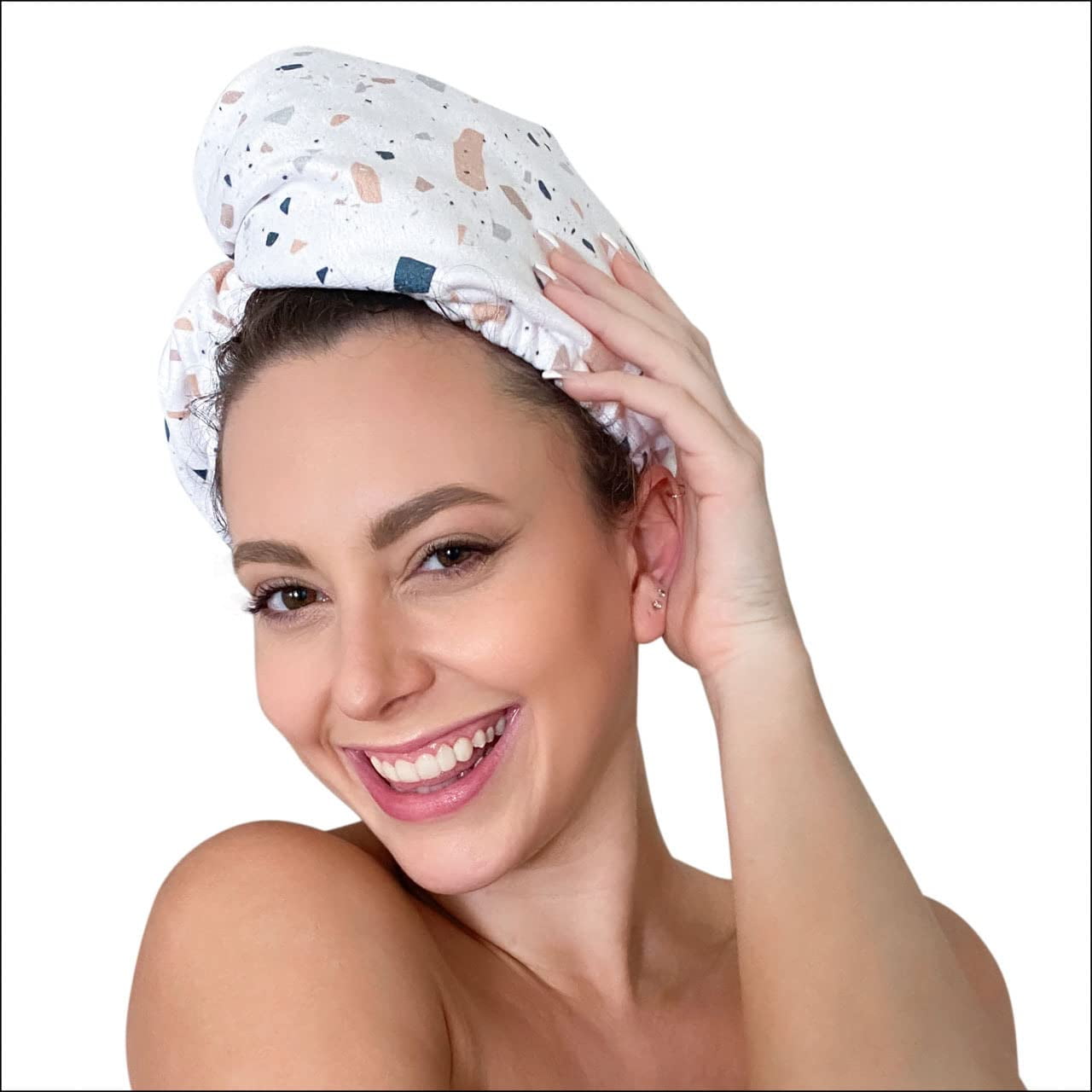 Kitsch Microfiber Hair Towel Wrap Quick Dry Curly Hair Wraps for