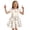 A-Beige55, variant on JAJAHO Easter Girls Dress Short Sleeve Swing A-Line Holiday Mini Dress Girl Easter Clothes Ages 3-10 Years Versatile Dresses