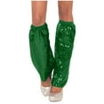 thumbnail image 2 of Kaemgyyd Womens Sequin Leg Warmers Sparkling Glitter Elastic Leg Sock Fashion Solid Party Clubwear Accessories for Women, 2 of 4