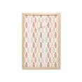 thumbnail image 1 of Salmon Wall Art with Frame, Twig Botanical Foliage Fall Season Autumn Leaves on Plain Background, Printed Fabric Poster for Bathroom Living Room, 23" x 35", Beige Salmon and White, by Ambesonne, 1 of 2