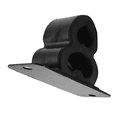 thumbnail image 4 of 55400H1000 Rear Axle Cushion Rubber Pad Bumper Buffer Assembly, 4 of 5
