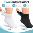 thumbnail image 5 of Diabetic Ankle Socks for Men Women Non Binding Loose Fit Breathable Socks for Neuropathy Edema Foot Health Daily Wear 5 Pairs, 5 of 7