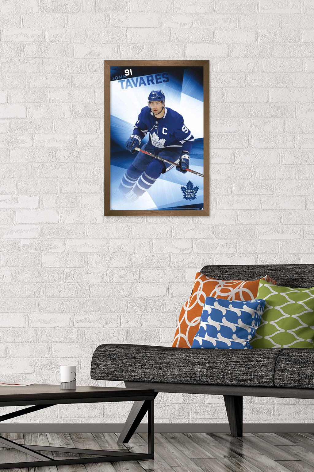 NHL Toronto Maple Leafs - John Tavares 19 Wall Poster, 14.725" x 22.375", Framed