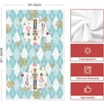 thumbnail image 4 of &nbsp;SOME THING Blue Nutcrackers Tree Christmas Kitchen Towels Dish Towels, 18x26 Inch Gift Box Snowflake Winter Decoration Hand Towels Set of 2, 4 of 6