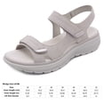 thumbnail image 2 of Sandalias Mujer Deporte Antideslizantes Cómodas Caminar para Exterior (40) Gris, 2 of 9