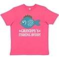 thumbnail image 3 of Inktastic Grandpa's Fishing Buddy Little Fisher Youth T-Shirt, 3 of 5