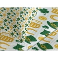 thumbnail image 4 of Ambesonne Irish Quilted Bedspread Set 3 Pcs, Happy St. Patrick's Day, Queen Size, Green Yellow White, 4 of 5