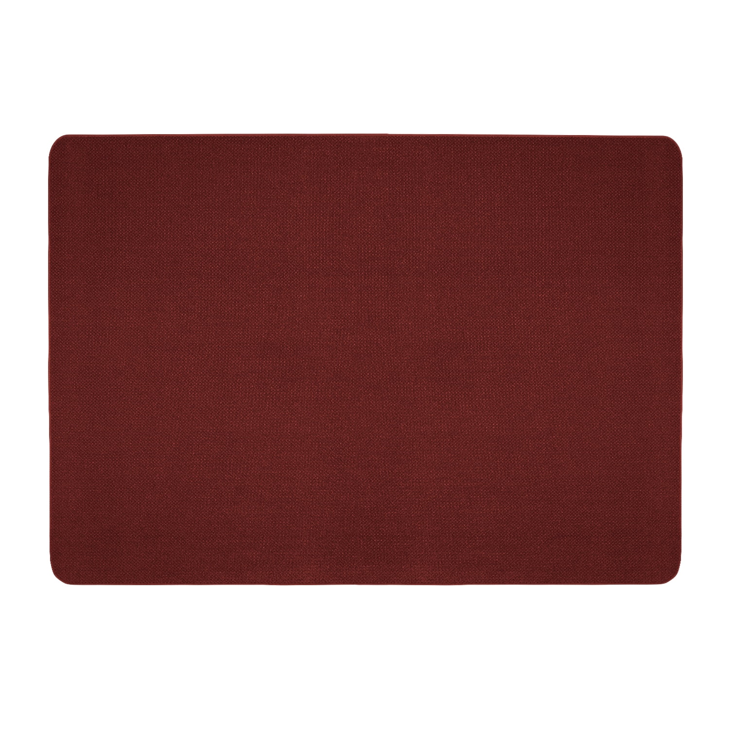 Skidresistant Carpet Indoor Area Rug Floor Mat Burgundy Red 4' X 6
