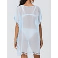 thumbnail image 4 of Argulvti Bikini de Plage pour Femmes, Tenue de Plage Couvre-Maillot à Franges, Robe d'Été pour Dames, 4 of 8