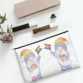 thumbnail image 6 of Cauagu LGBT Gnomes for Tyvek Makeup Bag,Reusable Travel Cosmetic Bag Women Organizer Toiletry Bag Birthday,Gifts for Women Girlfriend Mom Teacher 6.5’’*8.9’’, 6 of 7