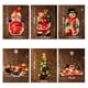 thumbnail image 4 of De Papá Noel De Navidad Con Ventosa, Decoración Colgante, Luces Colgantes De Ventana De Navidad, Colgante Para Decoración De Fiesta De Navidad Speravity HA040435-06, 4 of 6